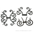 Decorative fence gate wrought iron